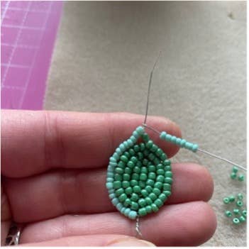 Beaded Craft Kit - Echeveria Succulent.