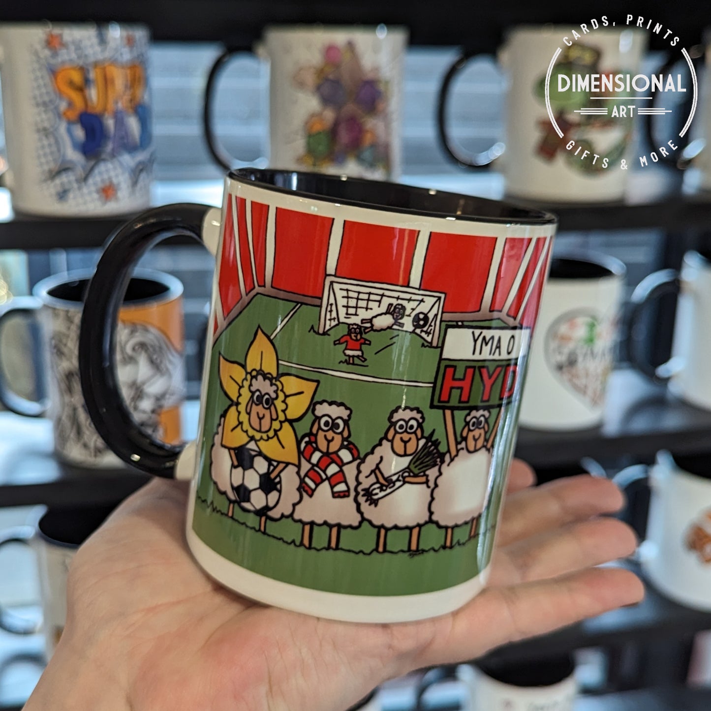 Welsh Football Sheep Mug
