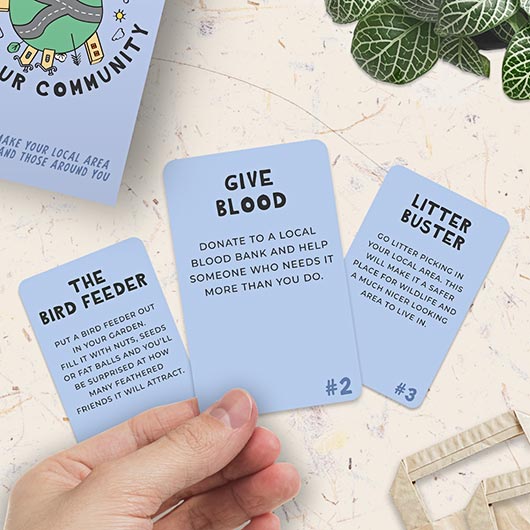 100 Ways to Help Your Community cards