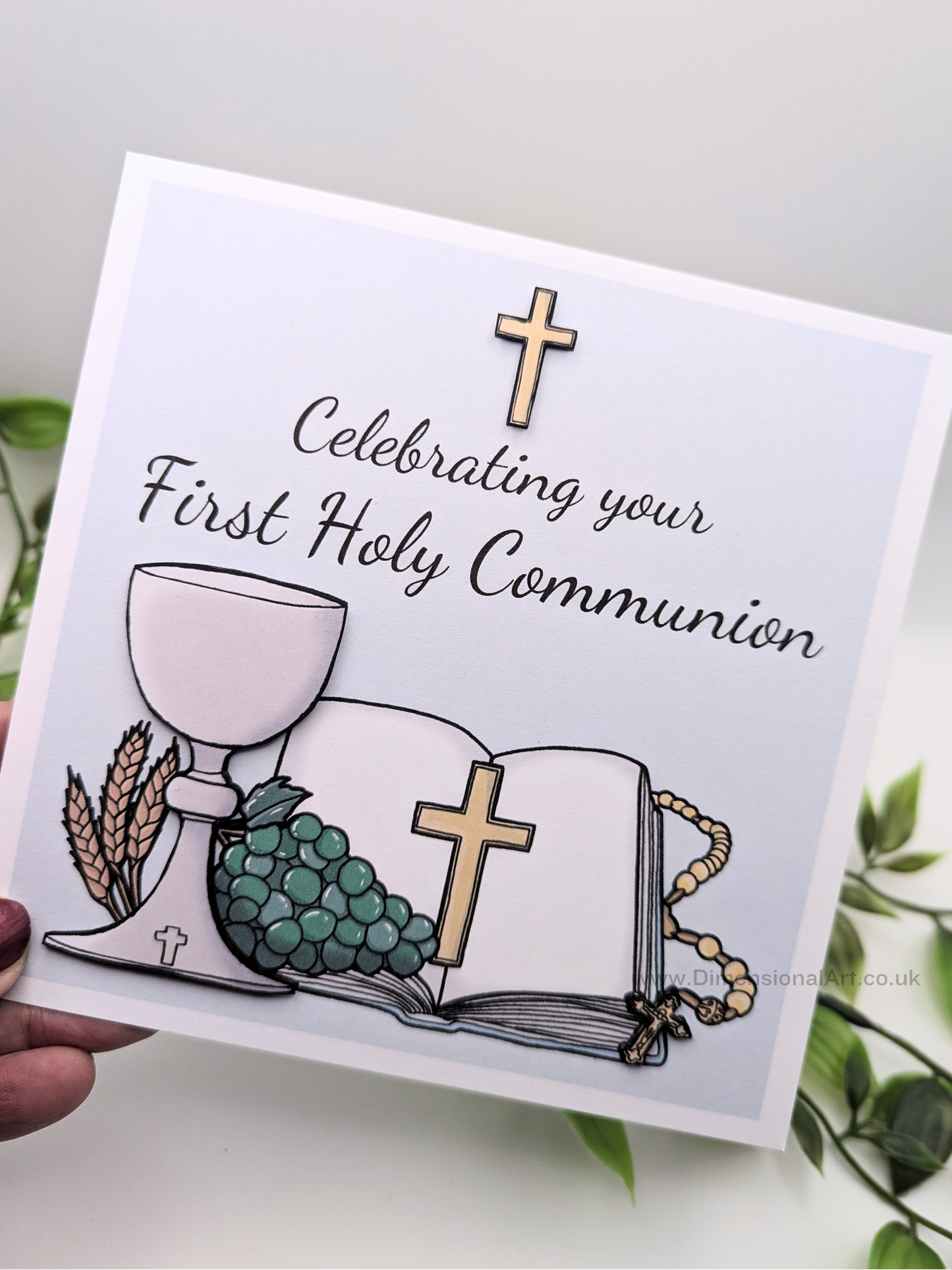 First Holy Communion Card - Handmade