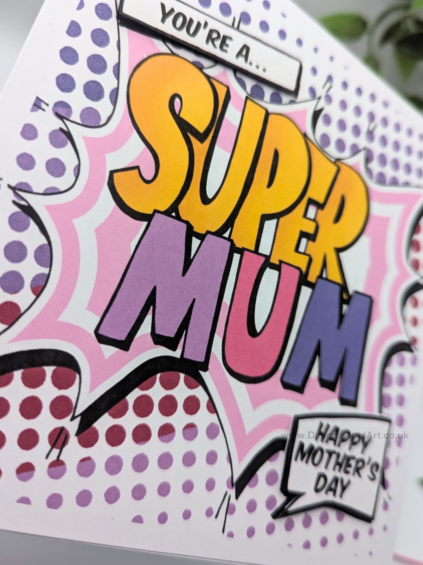 Super mum Mothers Day Card