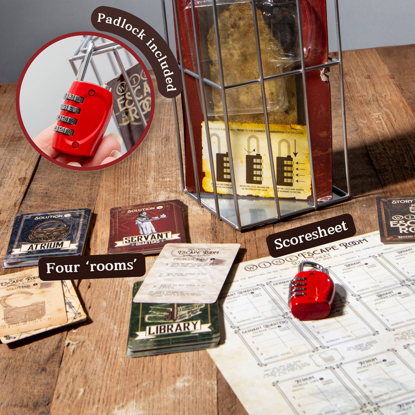 Wine Escape Room Game - Legend of Lockeye - Wine Gifts