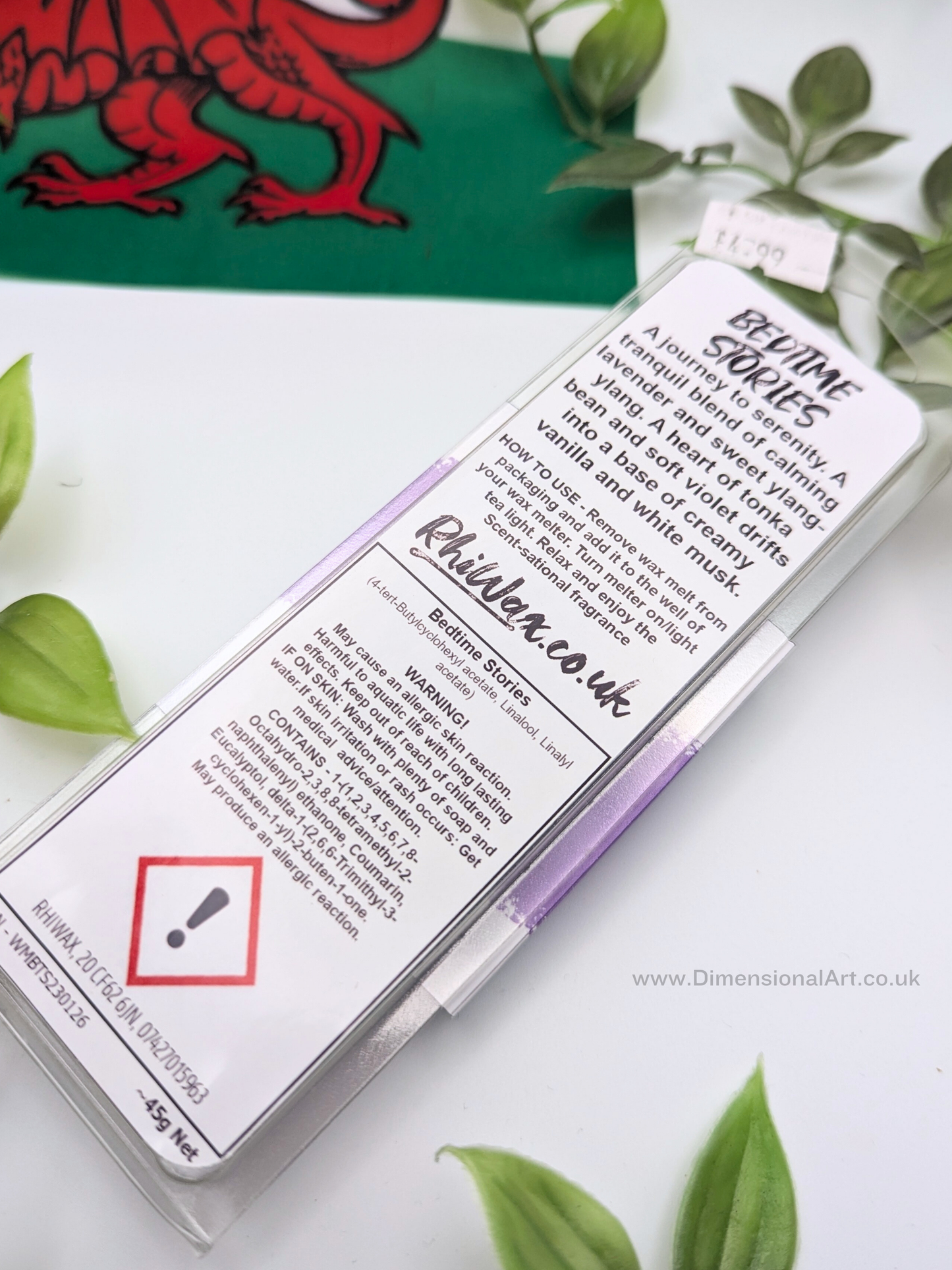 Bedtime Stories Wax Melts - Lavender, Ylang Ylang, Tonka