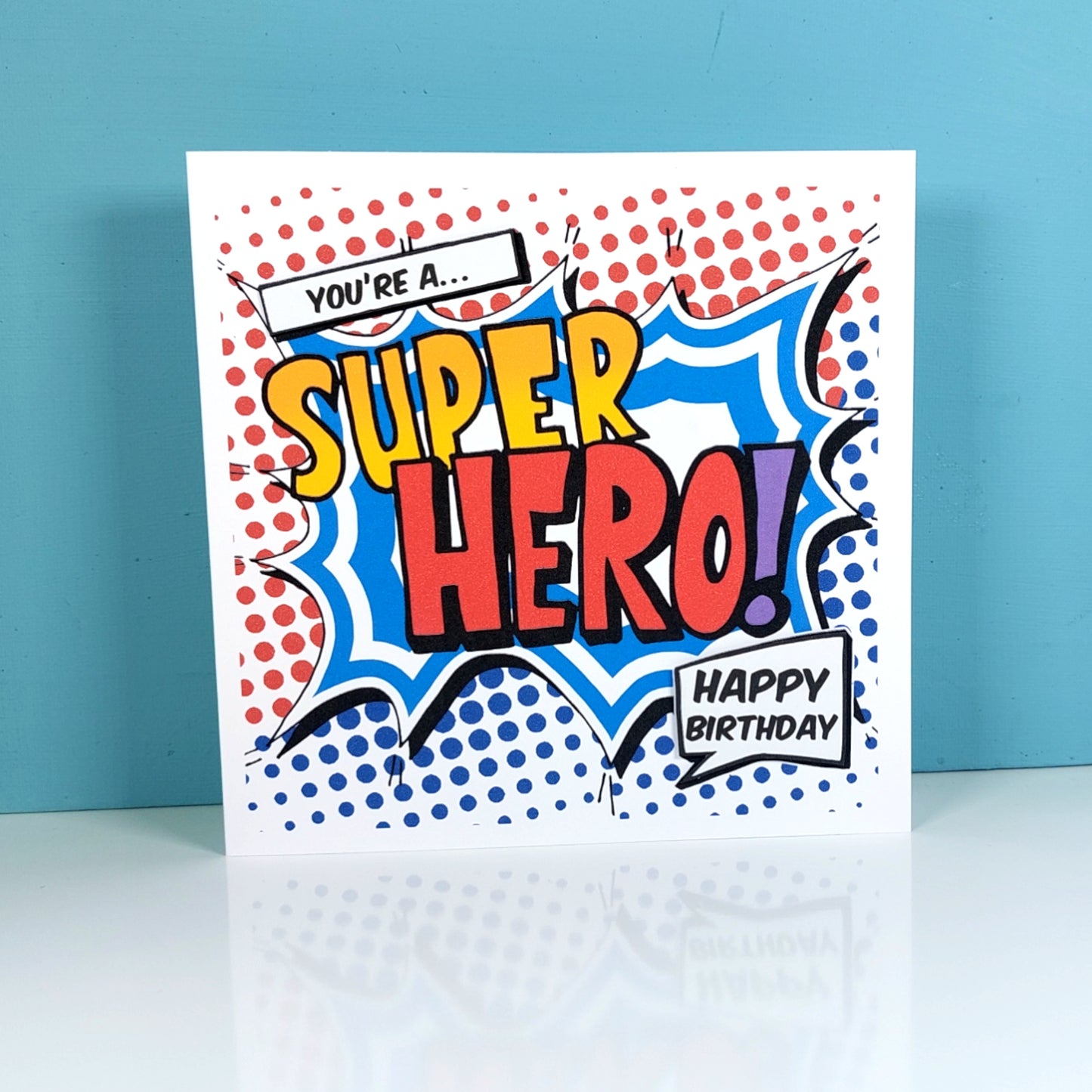 Super Hero Birthday Card