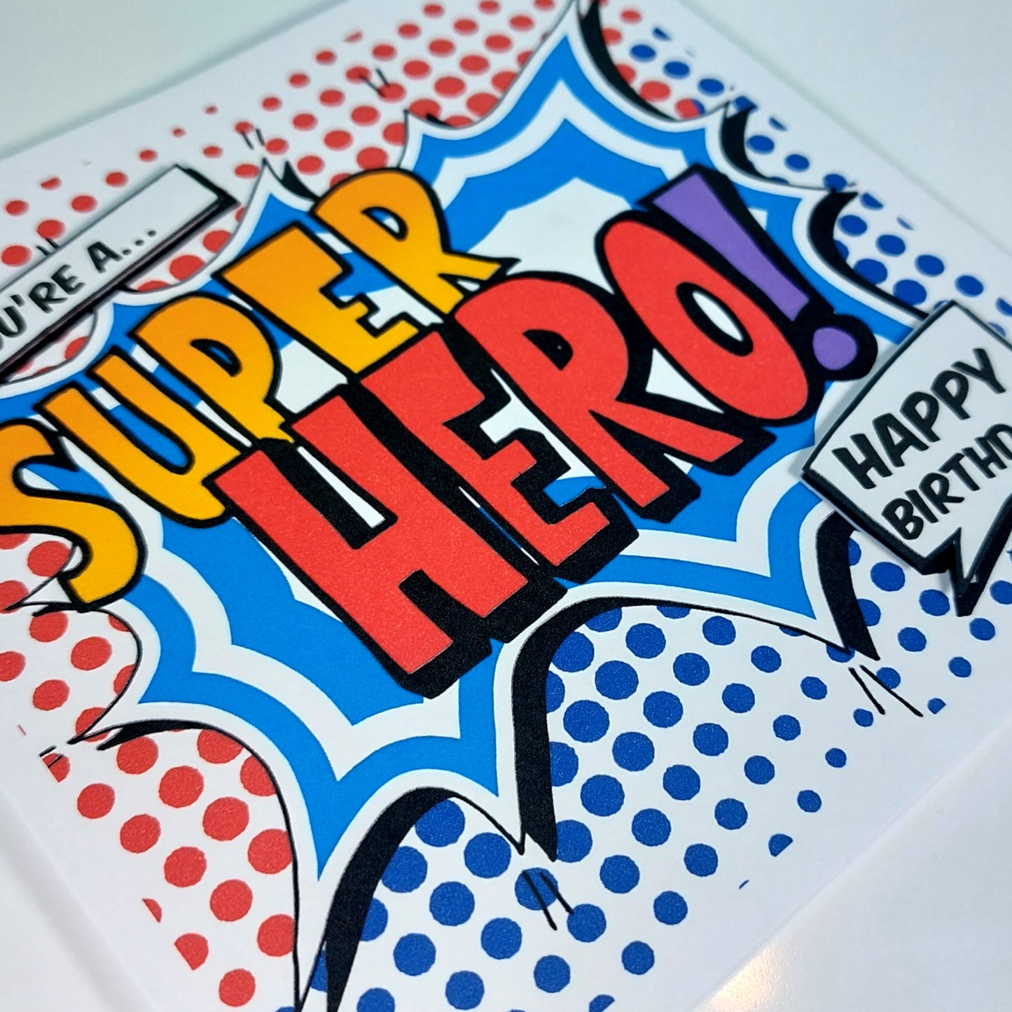 Super Hero Birthday Card