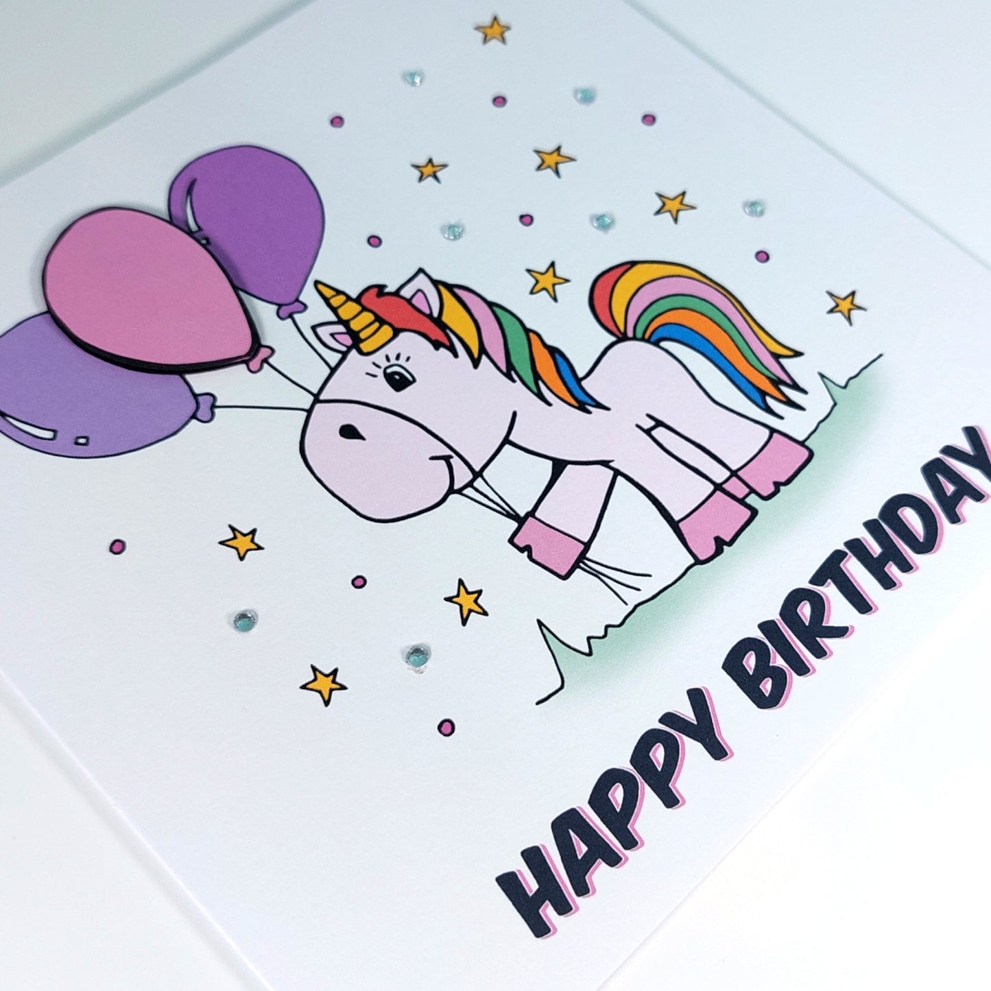 Unicorn Birthday Card
