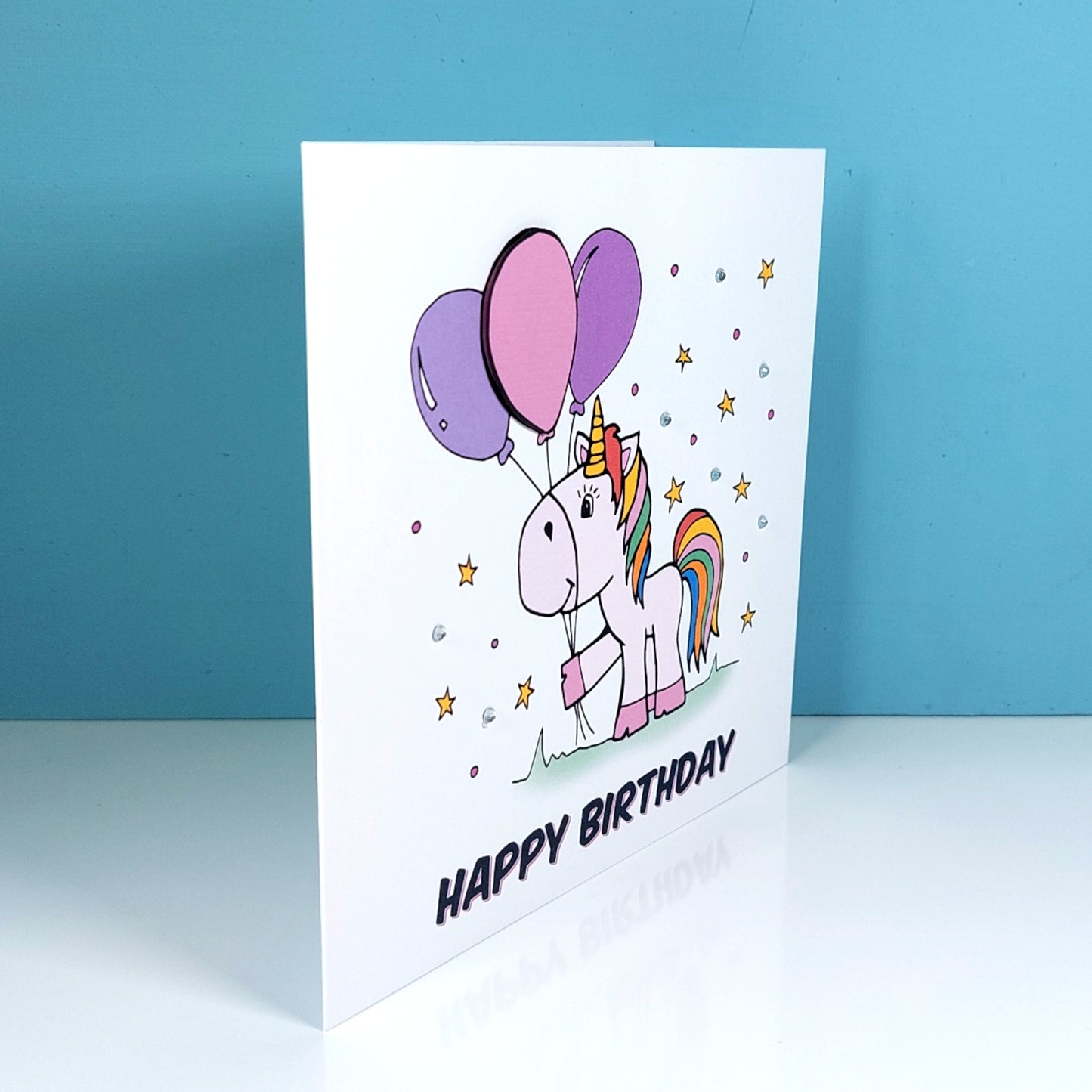 Unicorn Birthday Card