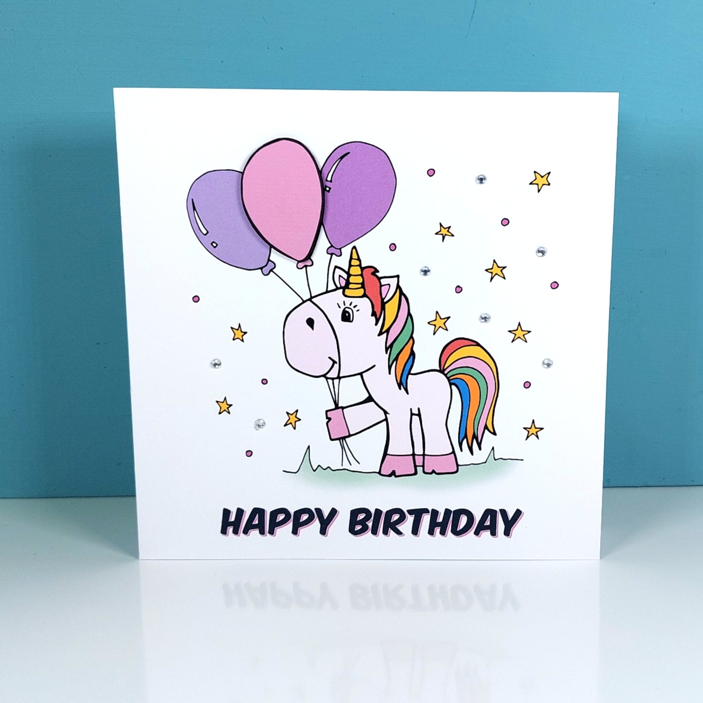 Unicorn Birthday Card