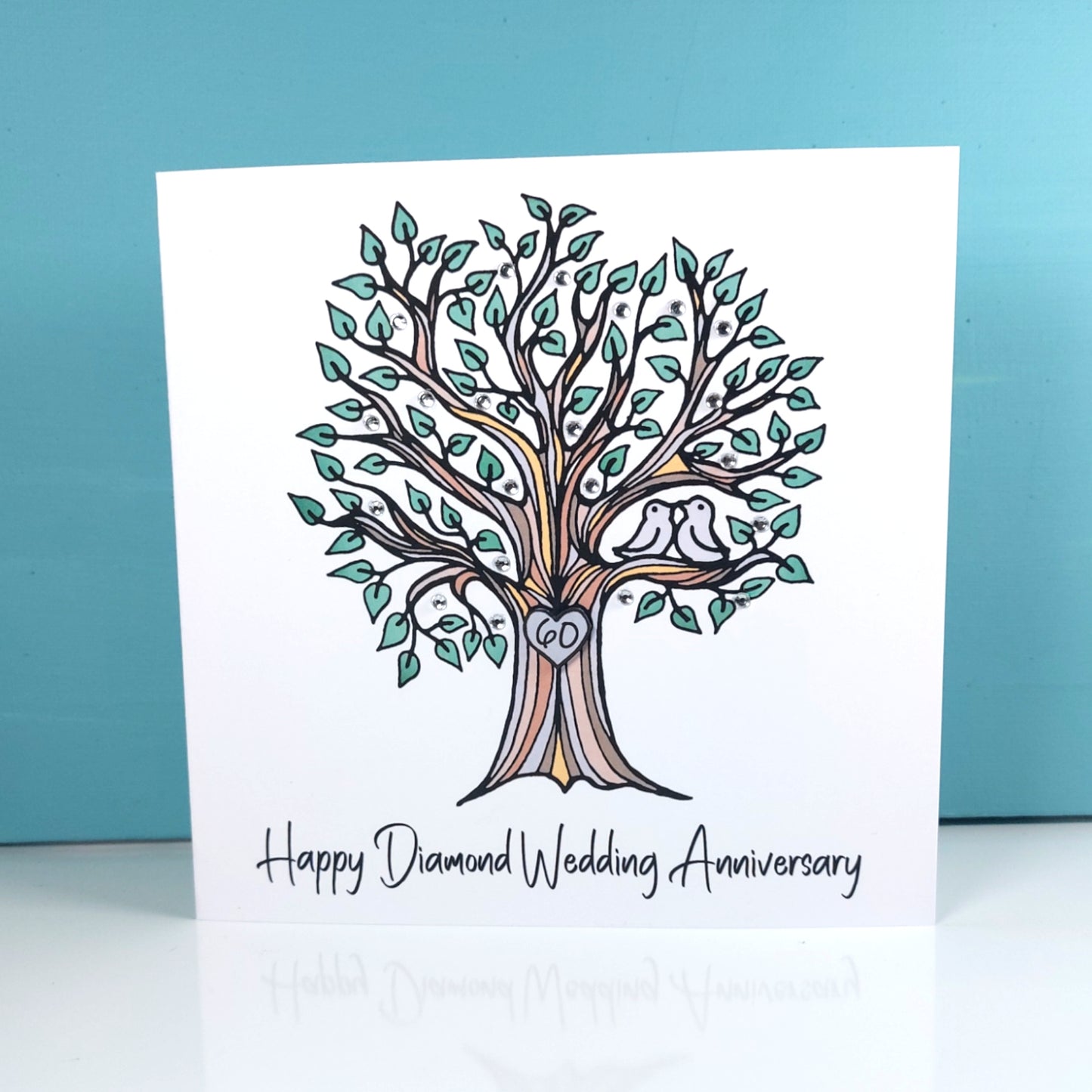 60th Diamond Anniversary Card