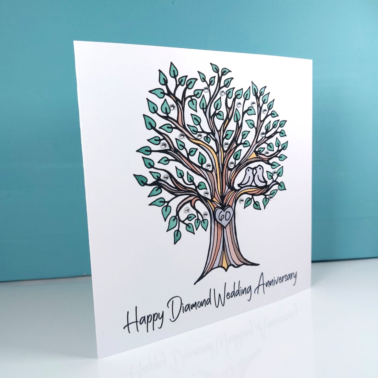60th Diamond Anniversary Card