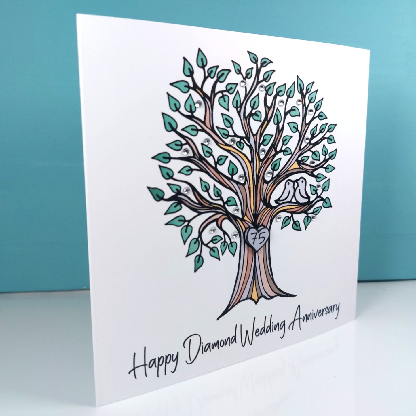 75th Diamond Anniversary Card
