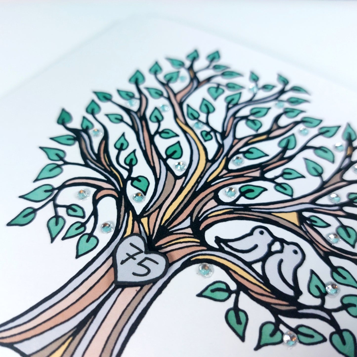 75th Diamond Anniversary Card