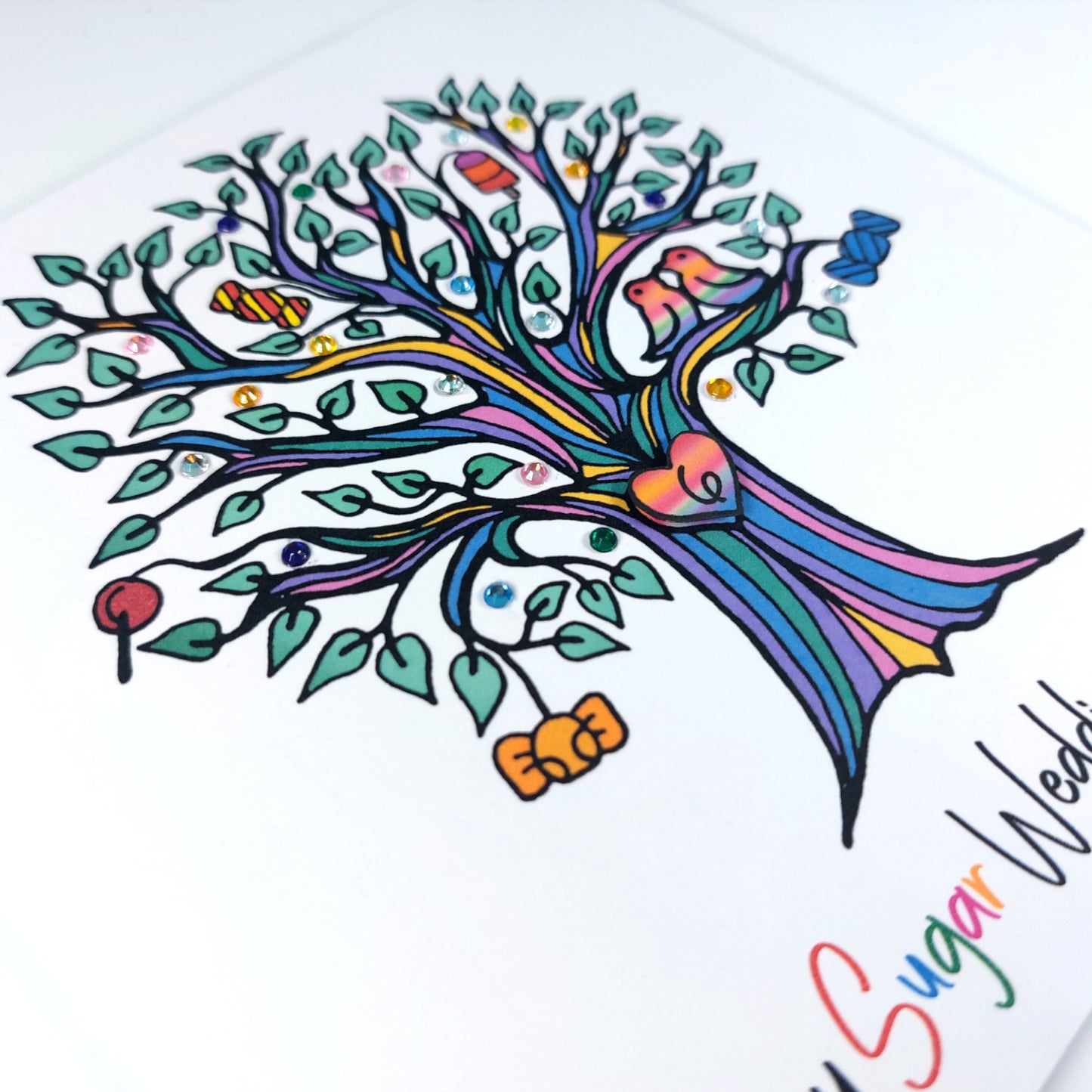 6th Sugar Anniversary Card