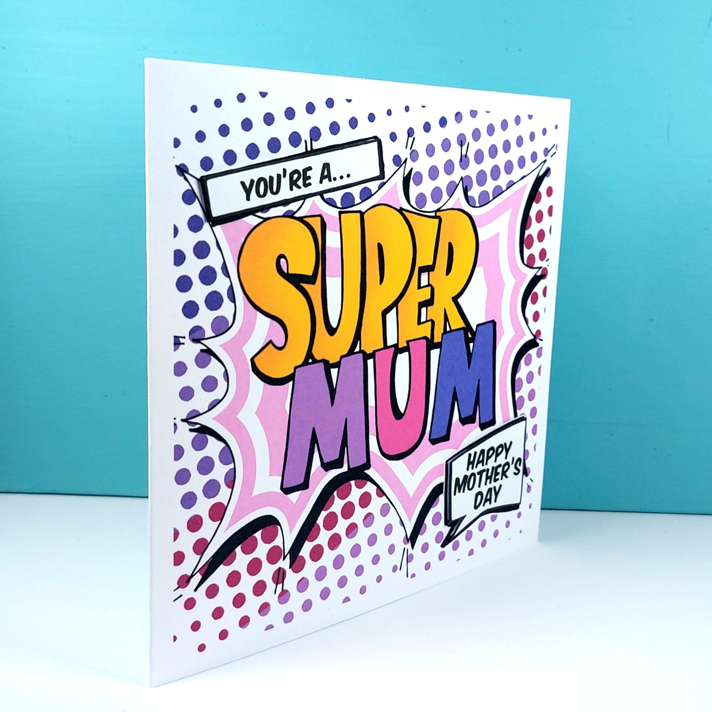 Super mum Mothers Day Card