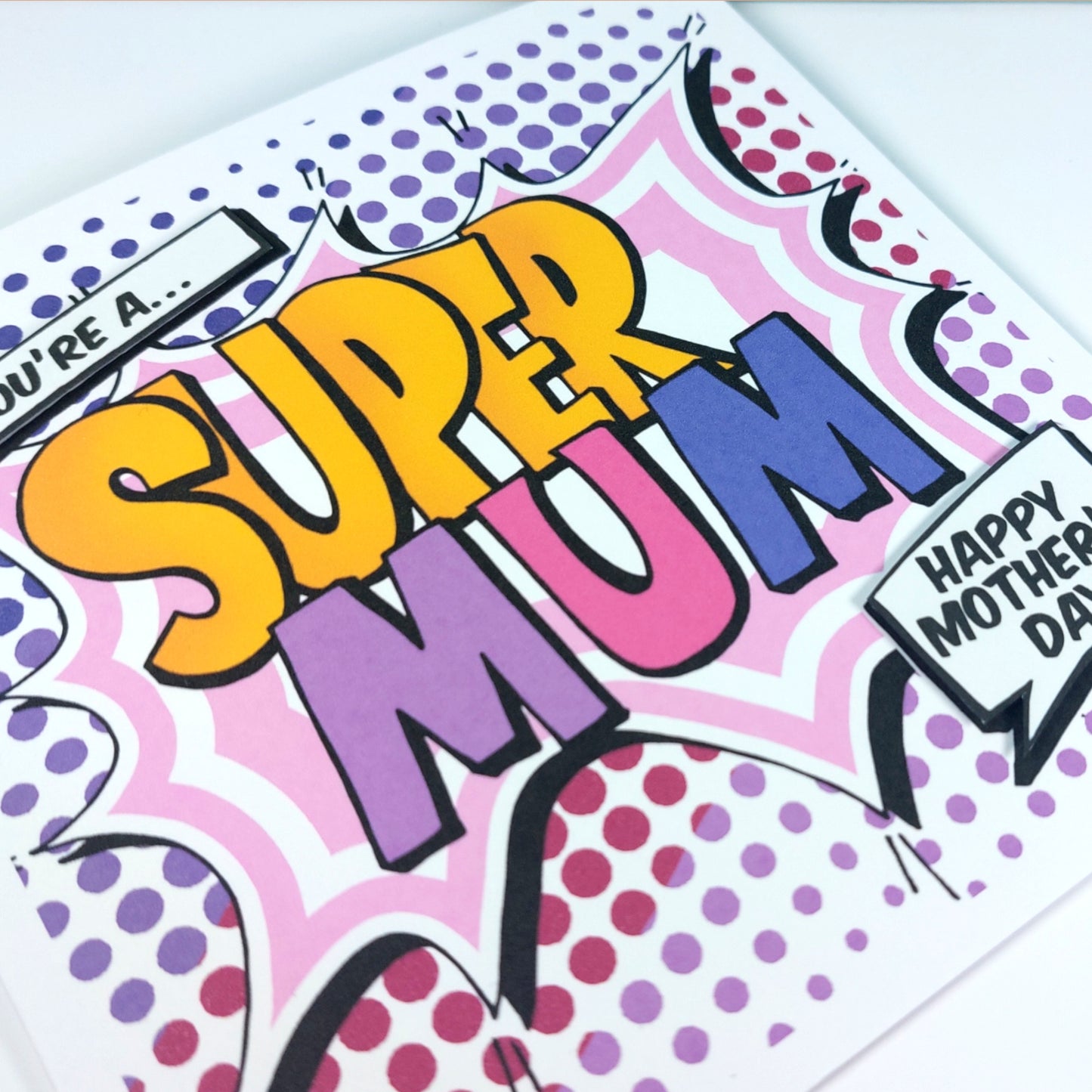 Super mum Mothers Day Card