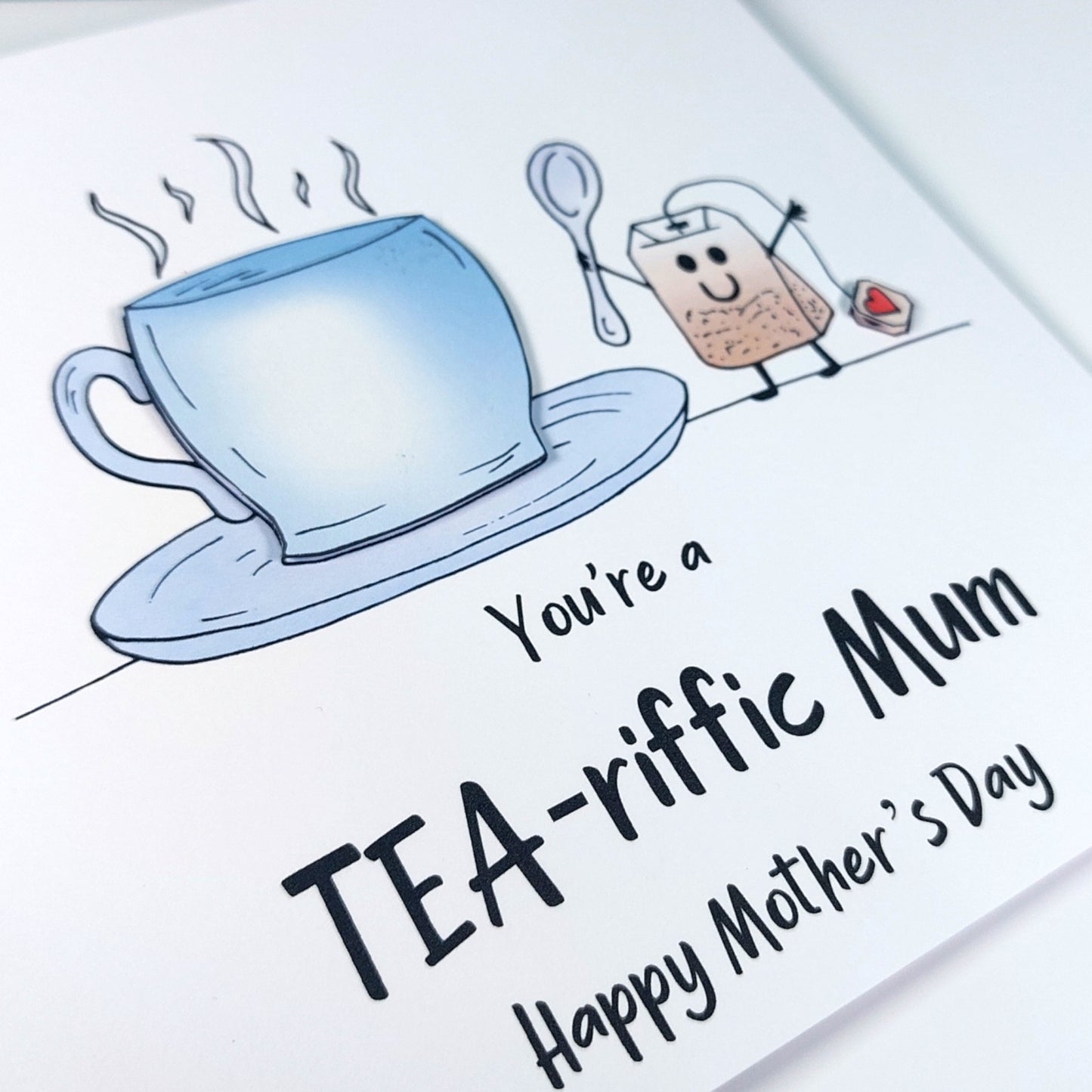 Tea-riffic Mum Mothers day card