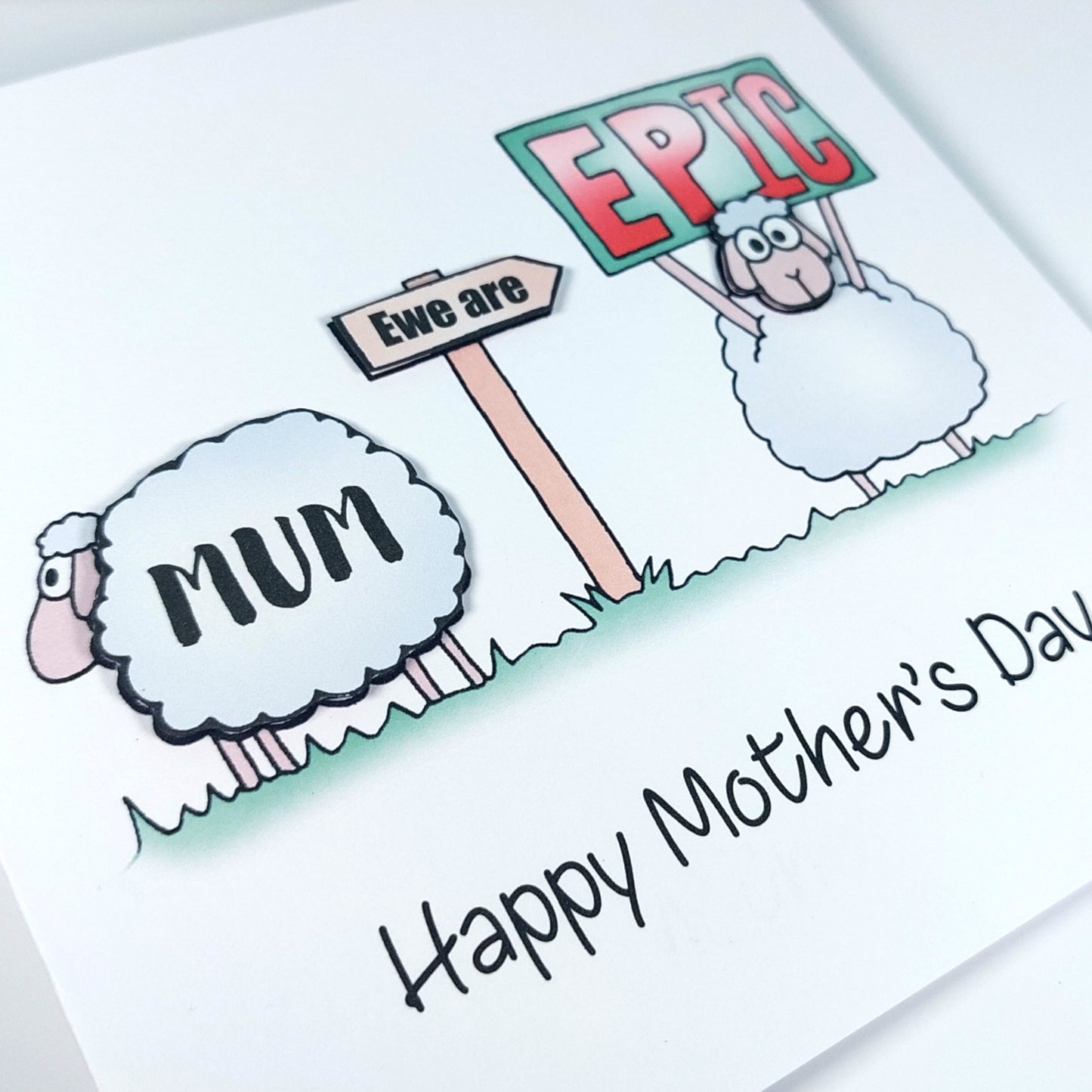 Mum ewe are epic sheep Mothers day card