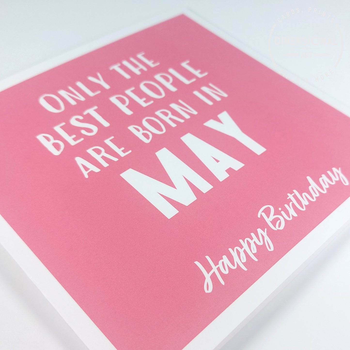Best people are born in MAY - Birthday Card