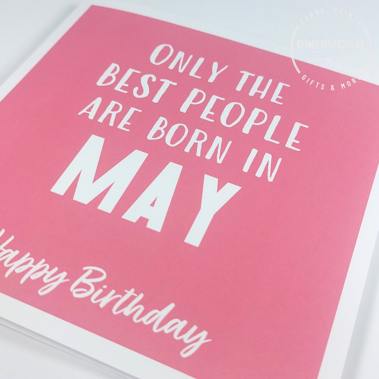 Best people are born in MAY - Birthday Card