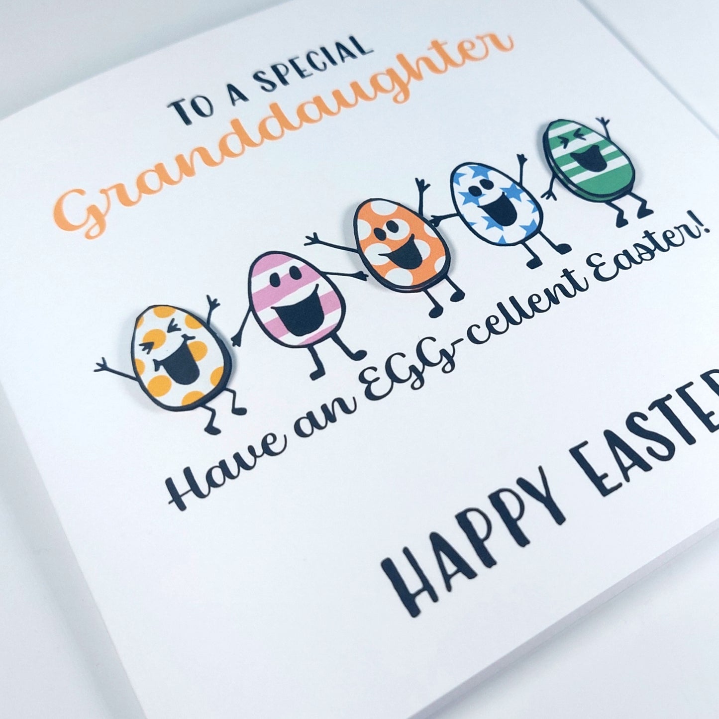 Granddaughter Egg-cellent Easter Card