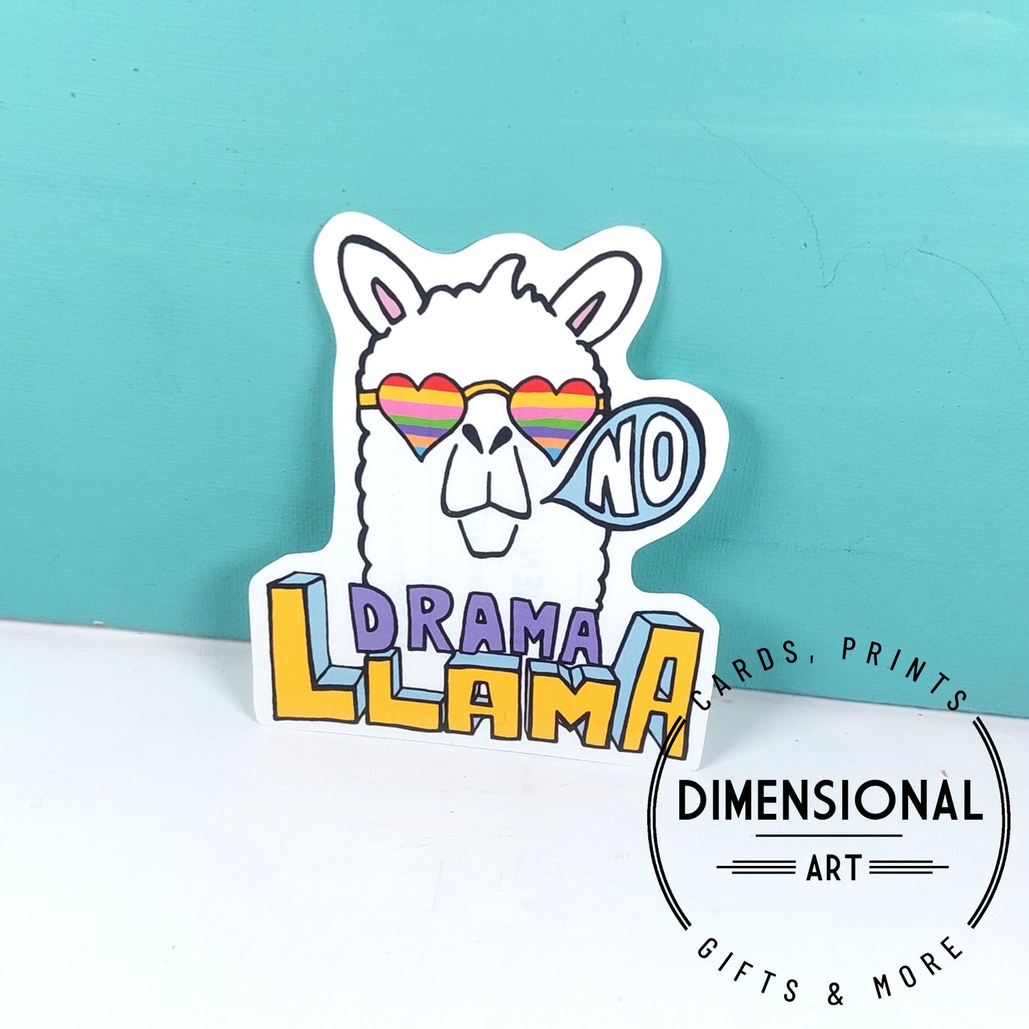 No Drama Llama Sticker
