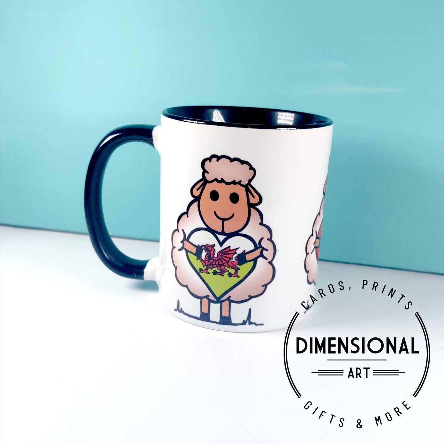 Welsh Pride Sheep Mug