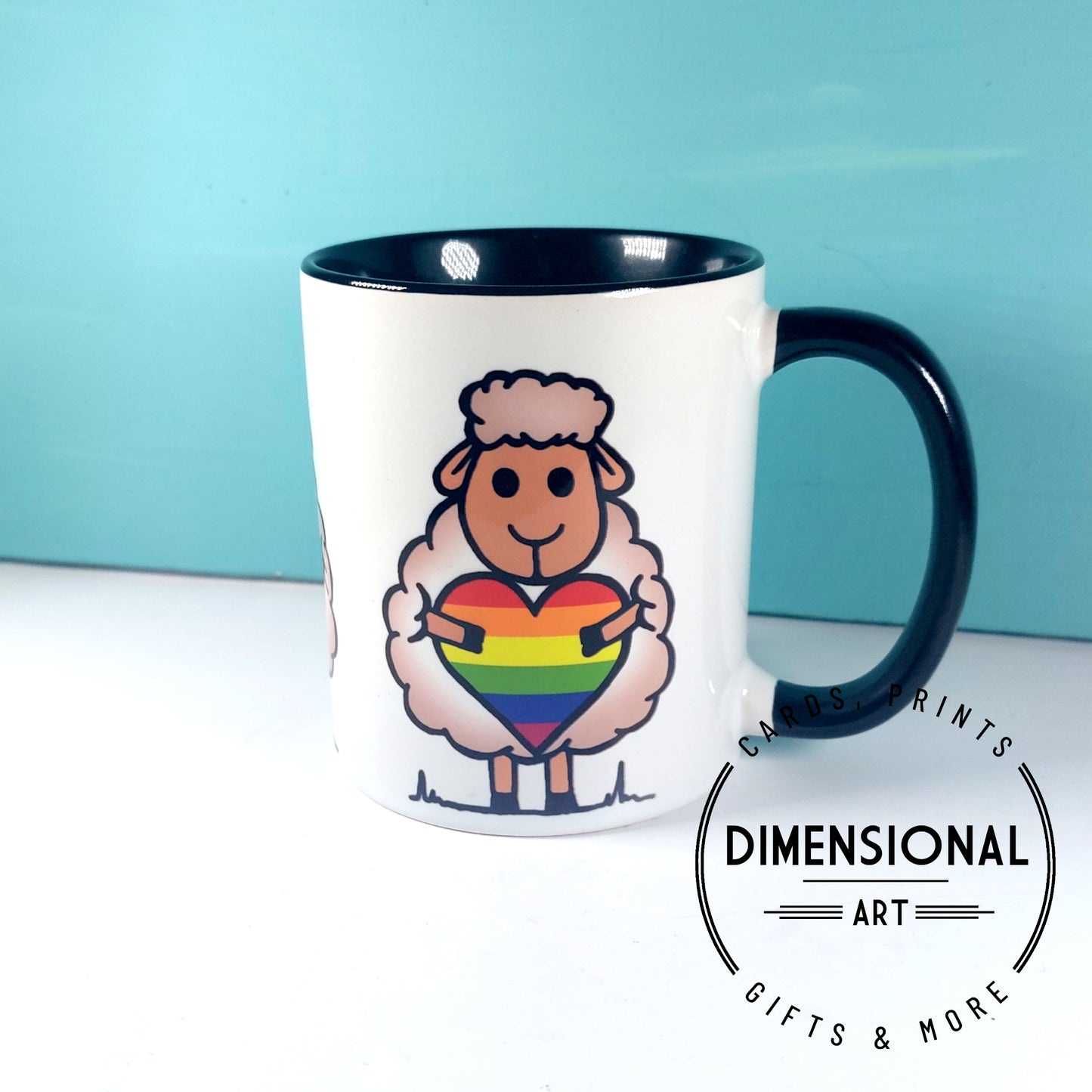 Welsh Pride Sheep Mug