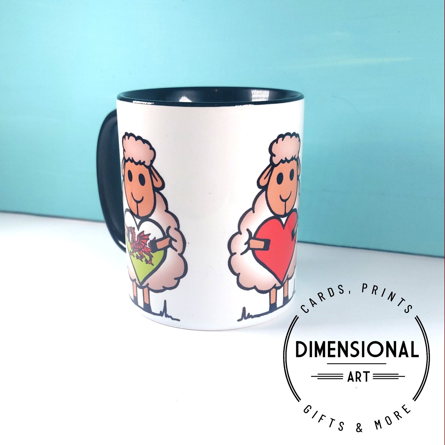 Welsh Pride Sheep Mug