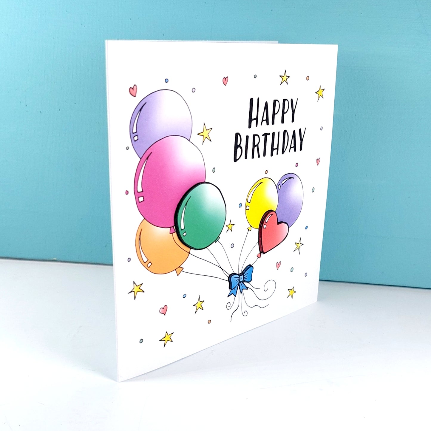 Balloons Birthday Card