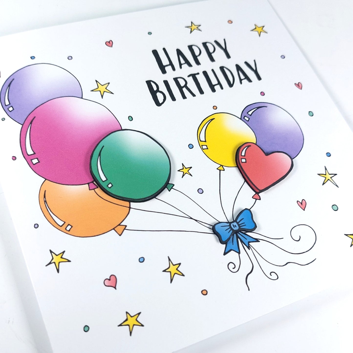 Balloons Birthday Card