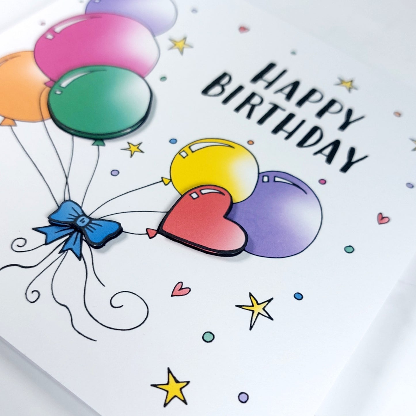 Balloons Birthday Card