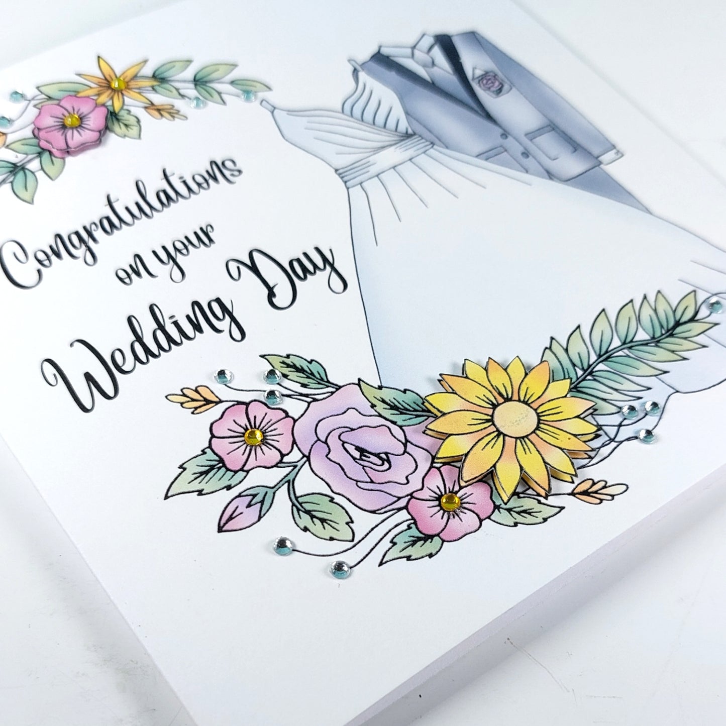 Bride and Groom Congratulations on your Wedding Day