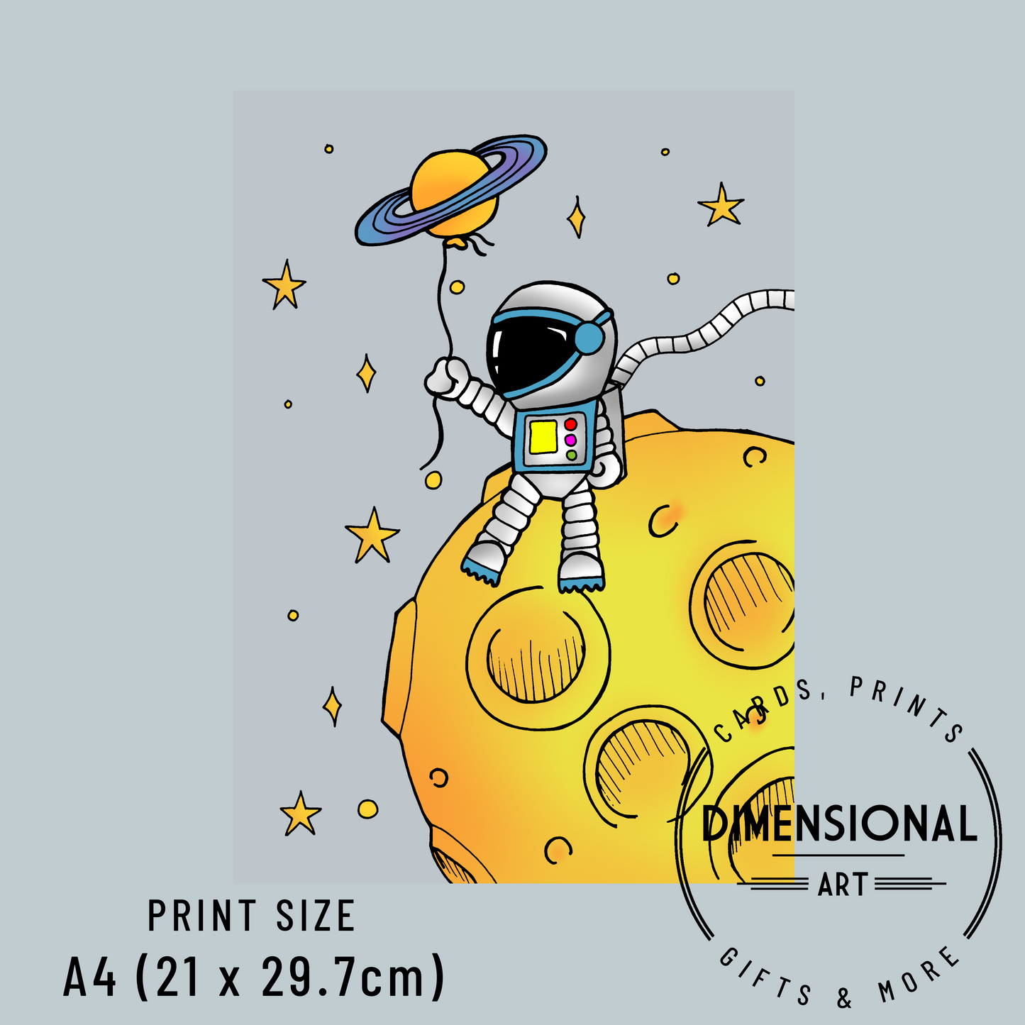 Dream Big Space A4 Prints (Set of 3)