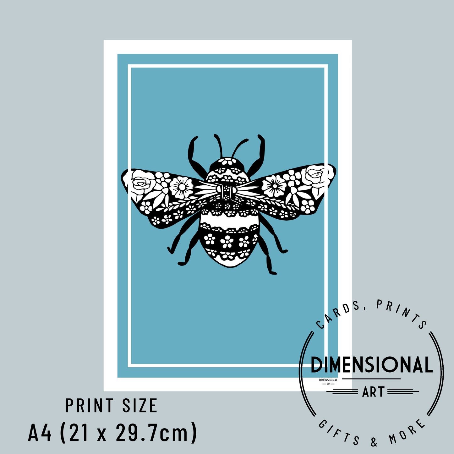 Bee A4 Print