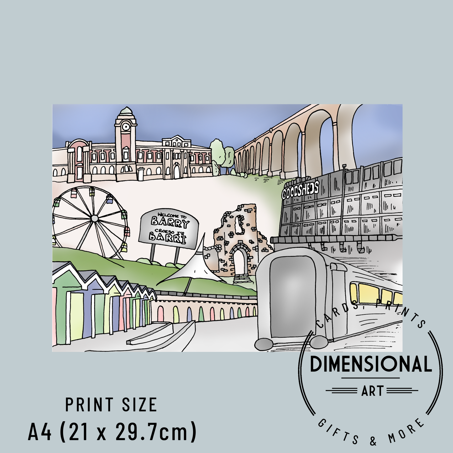 Barry Portrait A4 Print