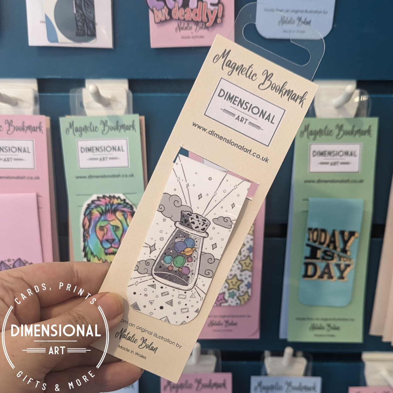 Space and science Magnetic Bookmark