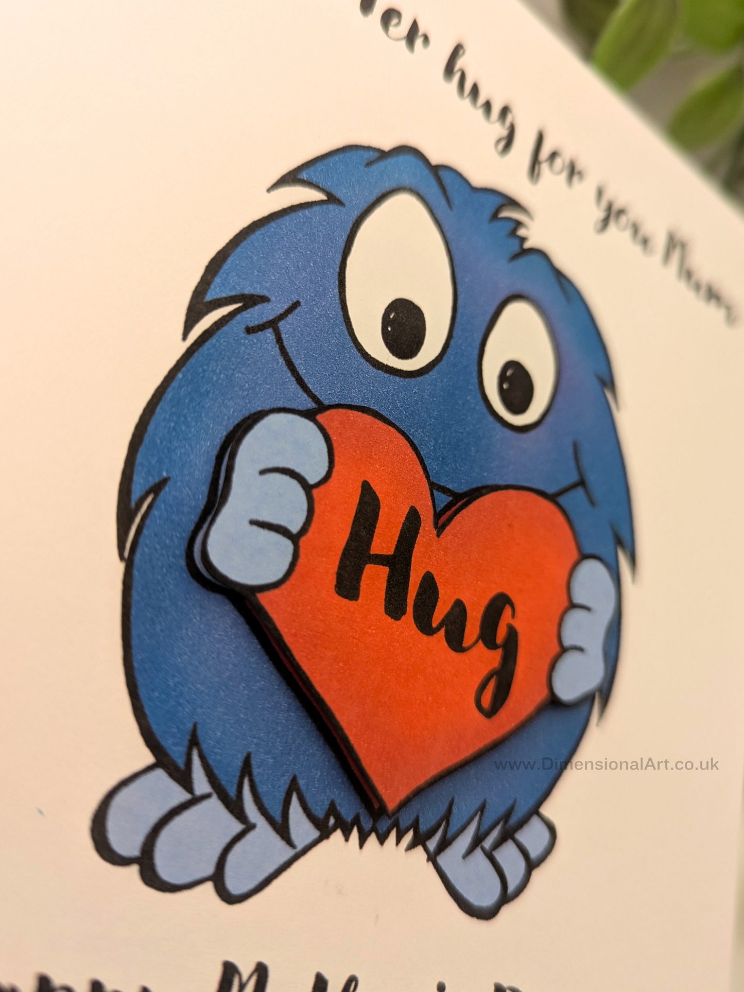 Monster Hug for you MUM - Mothers Day card