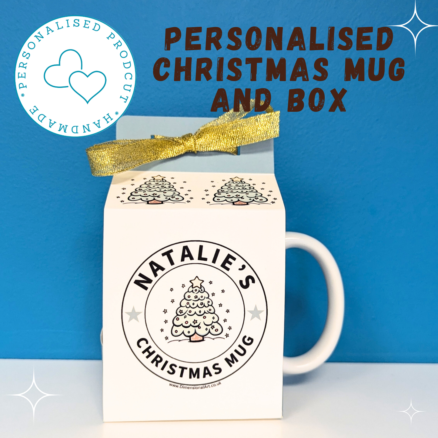 Personalised - My Christmas mug and personalised gift box