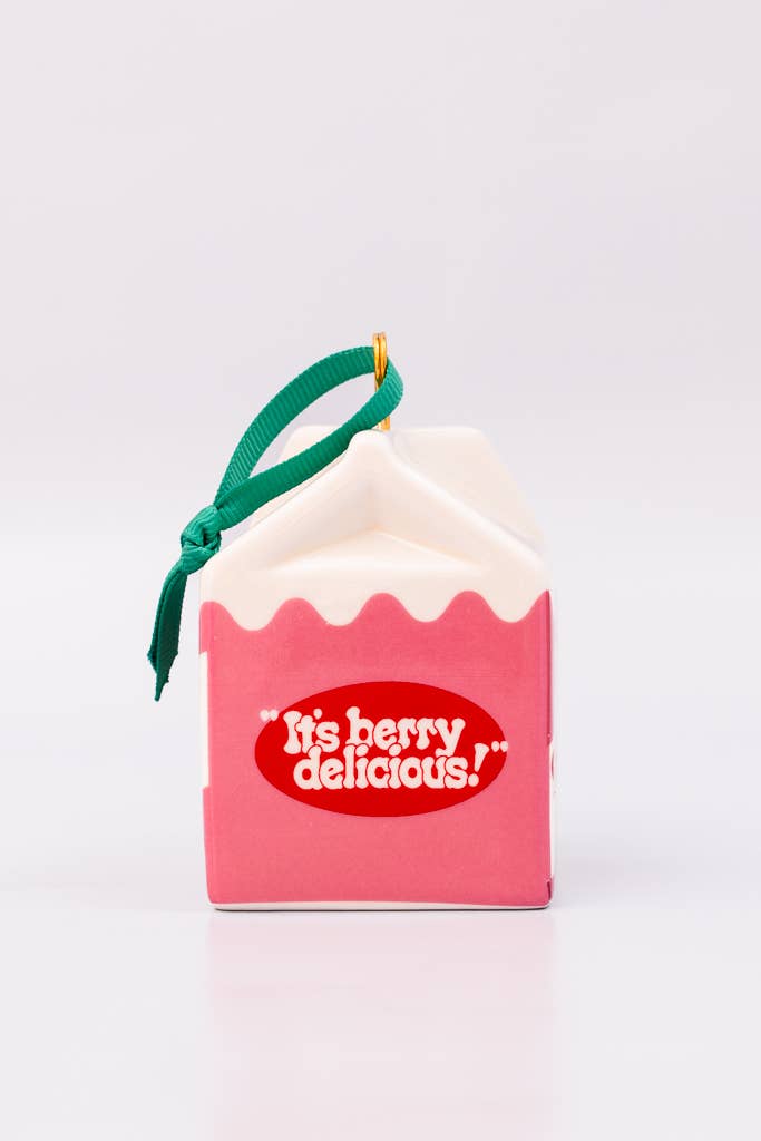 Ornament, Strawberry Milk