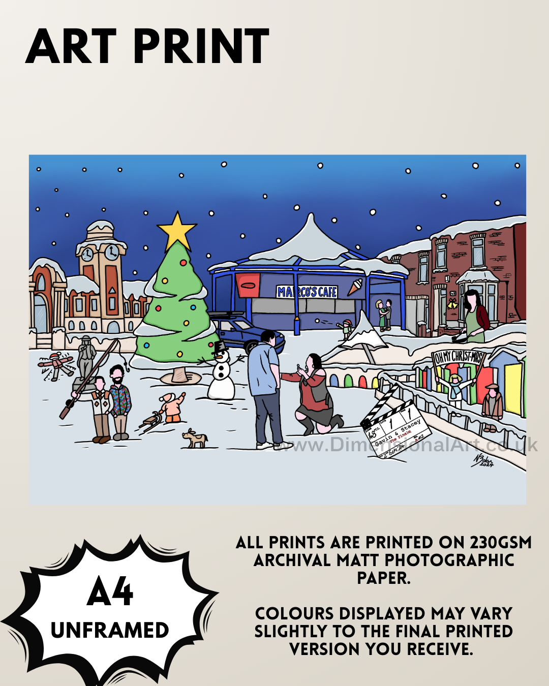 "The Finale" Gavin and Stacey inspired A4 Print