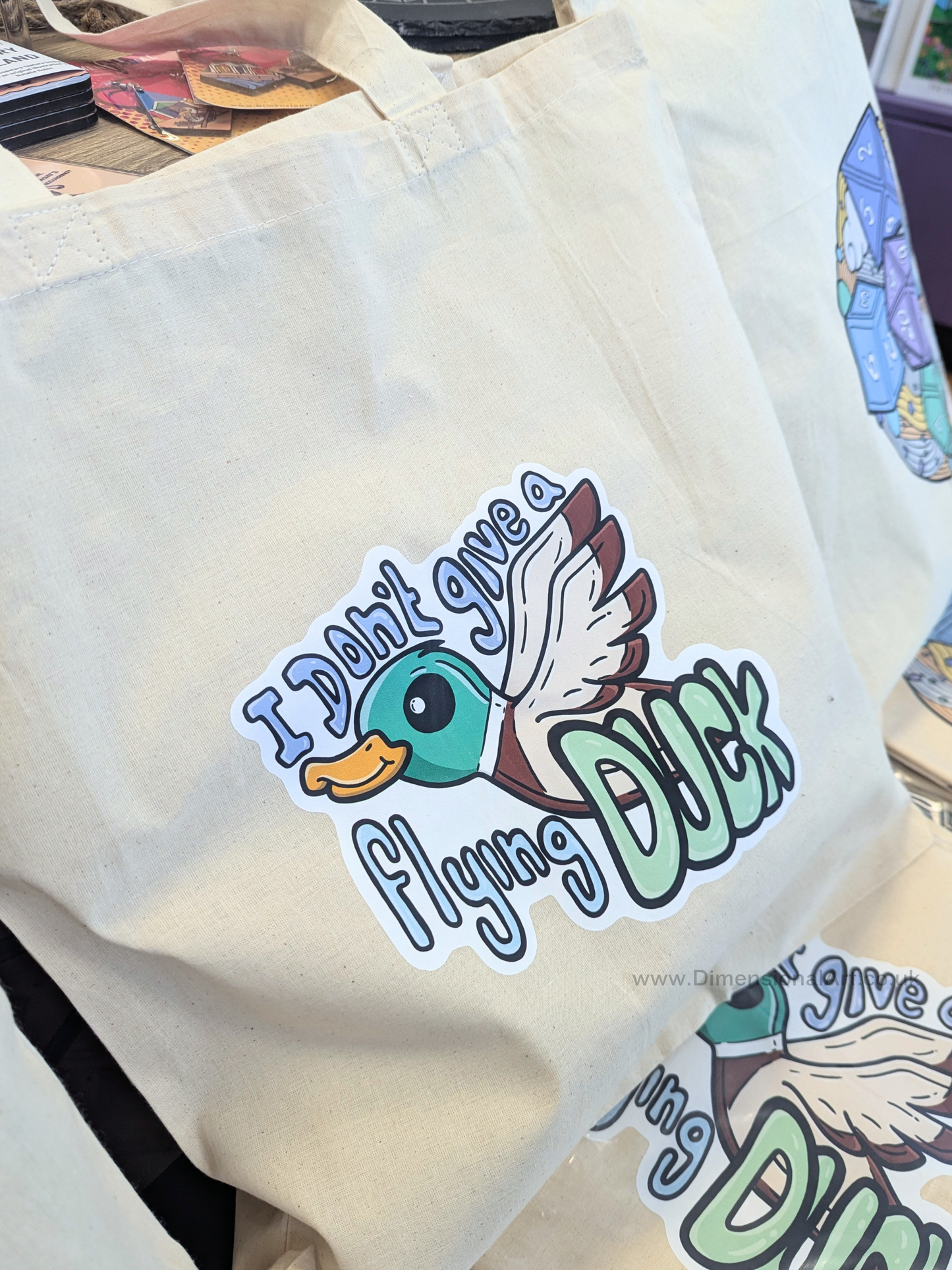 i Don't give a flying Duck Tote Bag