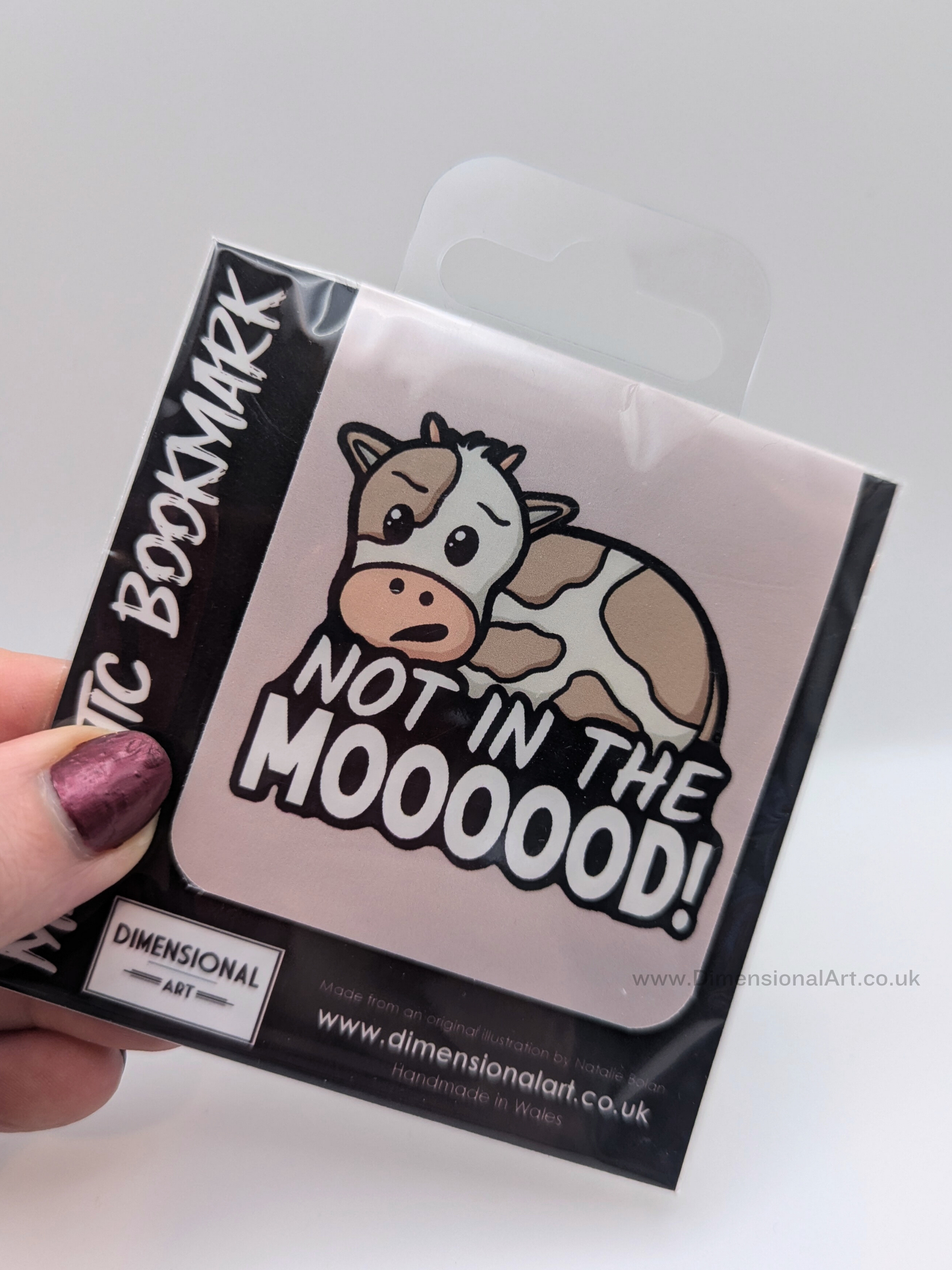 Not in the mooood Magnetic Bookmark