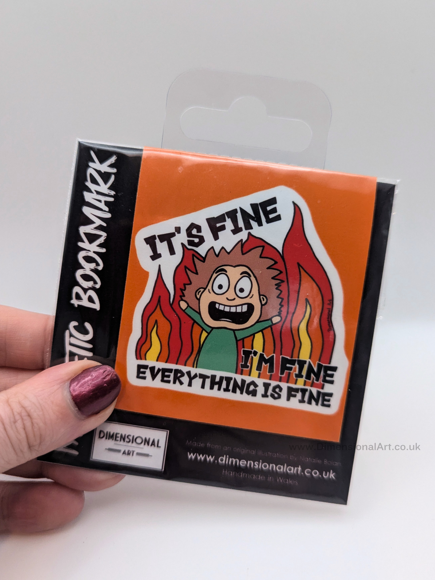 It fine, I'm fine, everything is fine Magnetic Bookmark