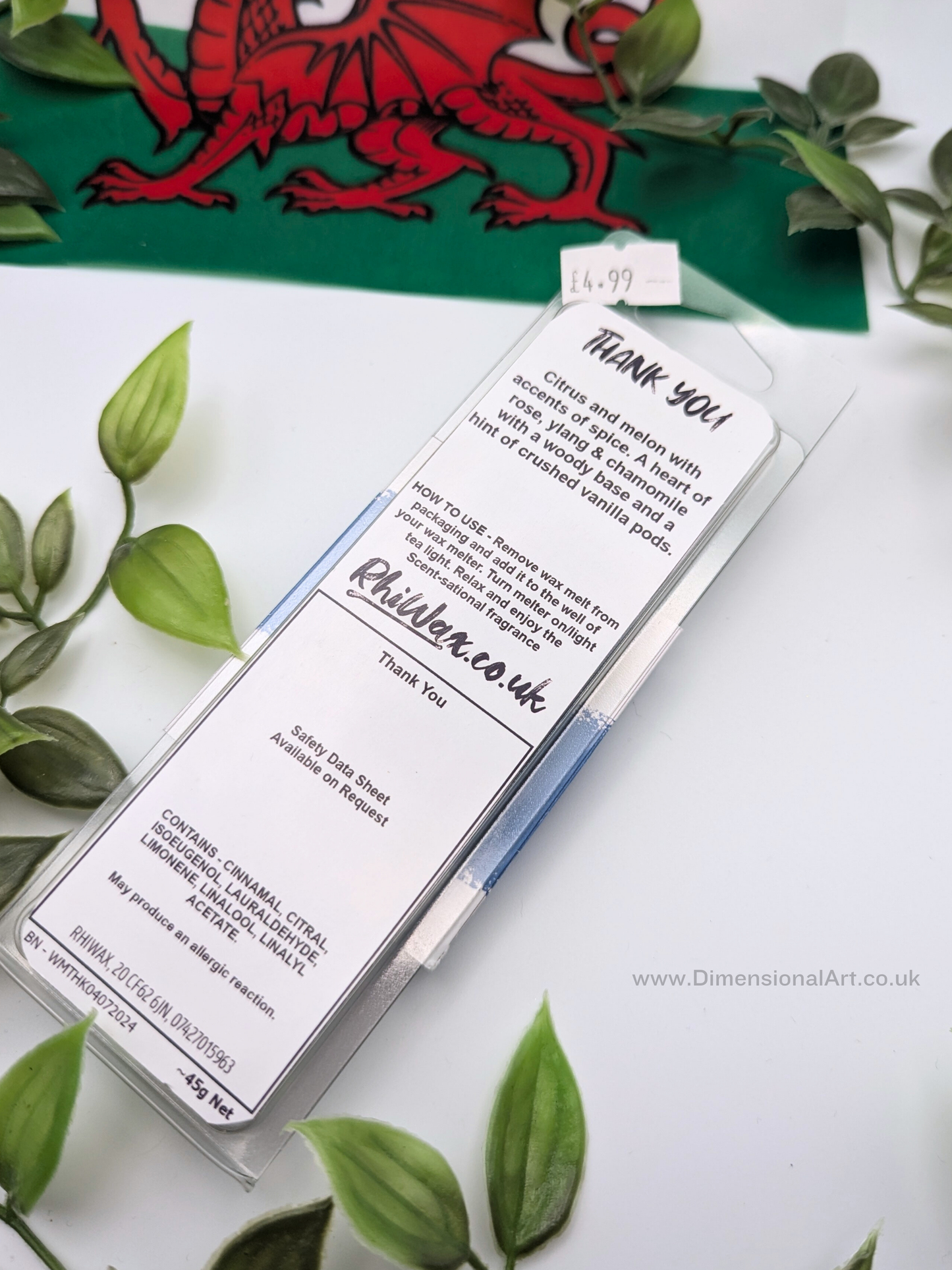 Thank You Wax Melts - Citrus, Melon & Spice