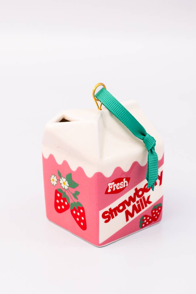 Ornament, Strawberry Milk