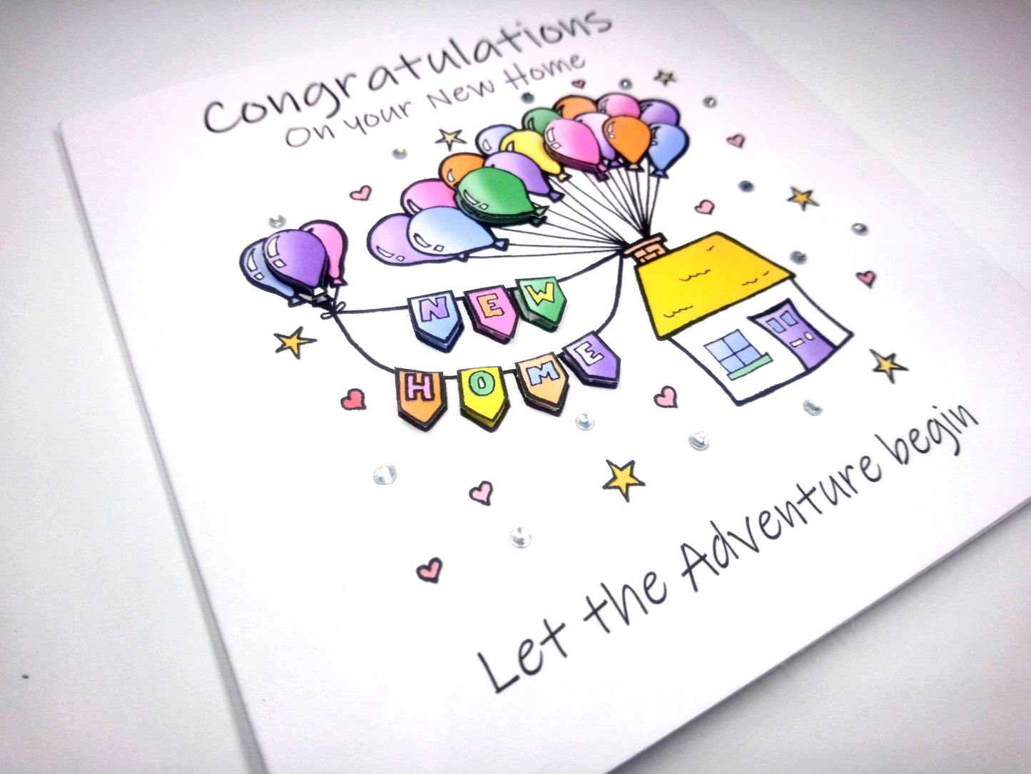 Let the Adventure Begin - Congratulations New home Card
