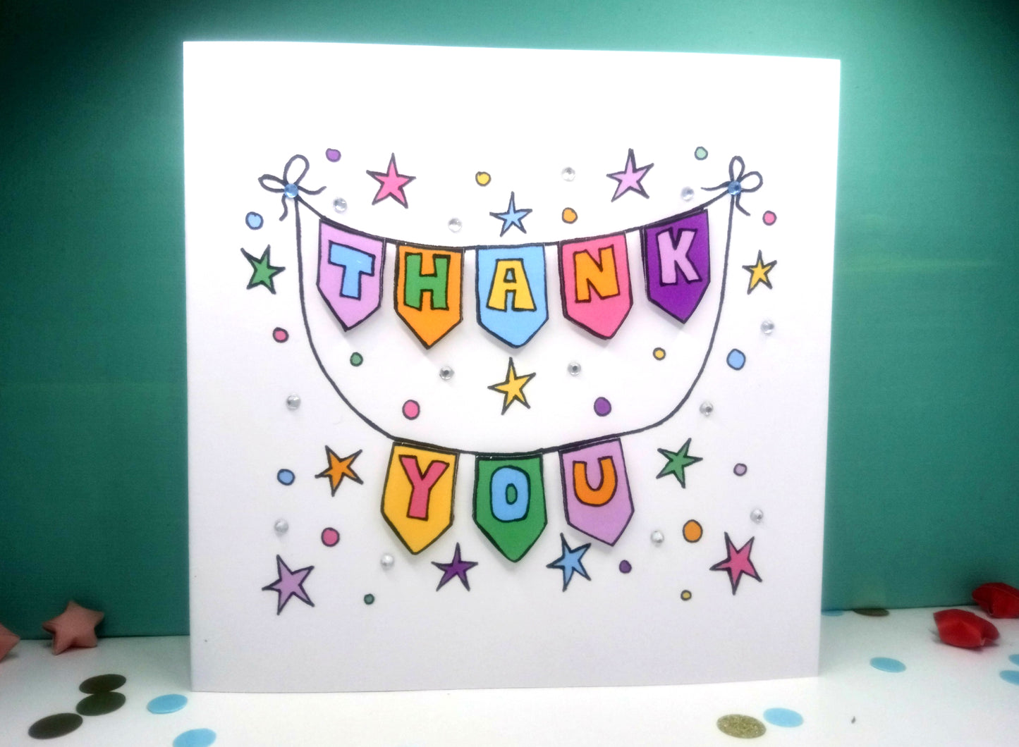 Thank you bunting Card
