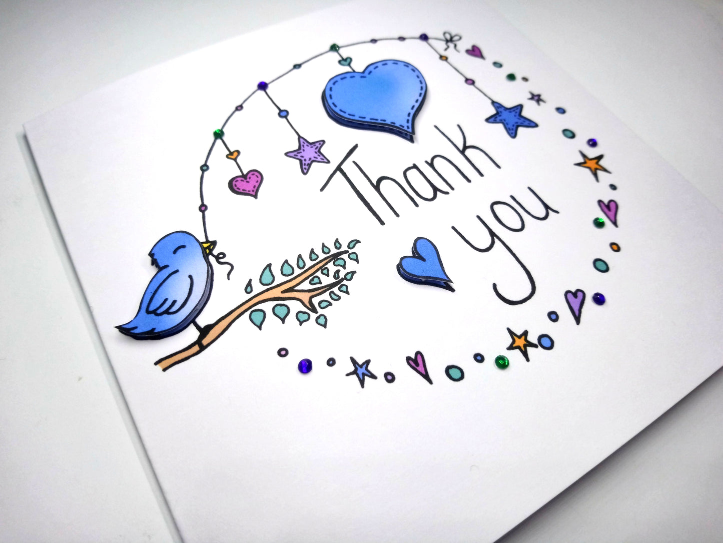 Thank you Blue Bird Card
