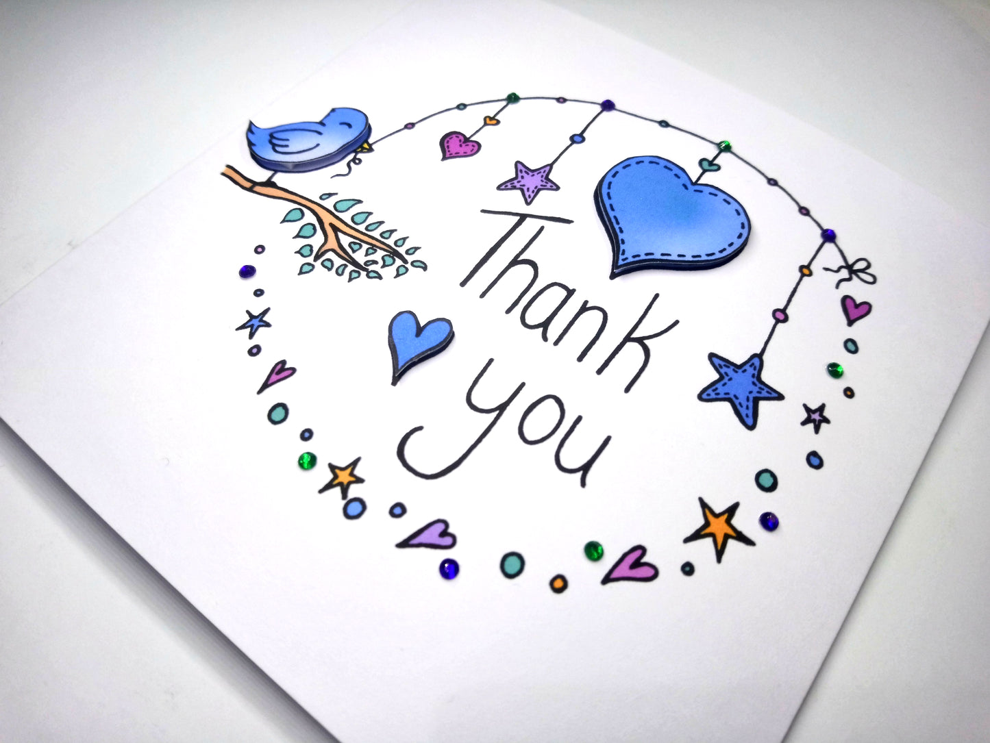 Thank you Blue Bird Card