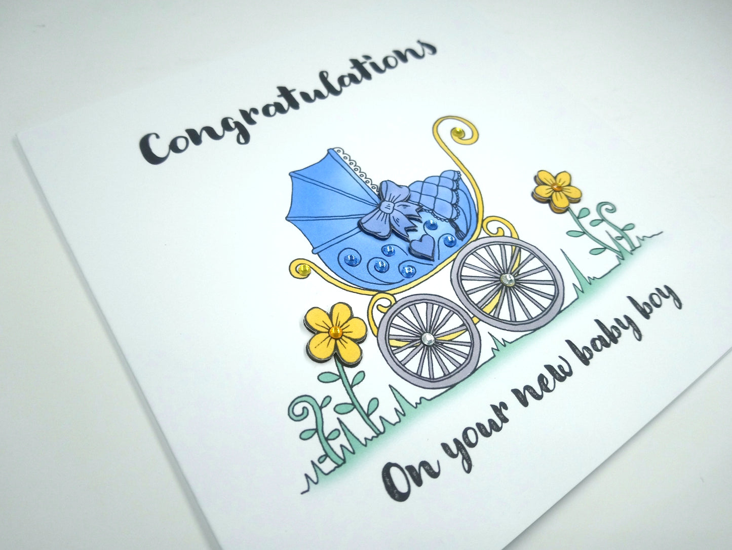 New Baby Boy Card